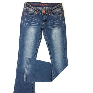 Women’s Distressed Bootcut Jeans Size 7